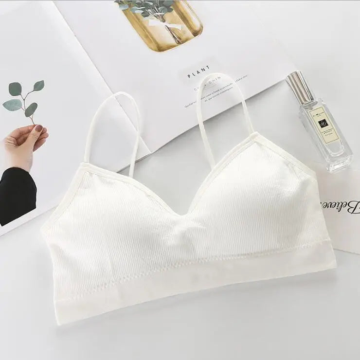 Women Tank Crop Tops Seamless Underwear Beauty Back Sports Lingerie Padded Cropped Female Crop Tops Sexy Camisole Femme