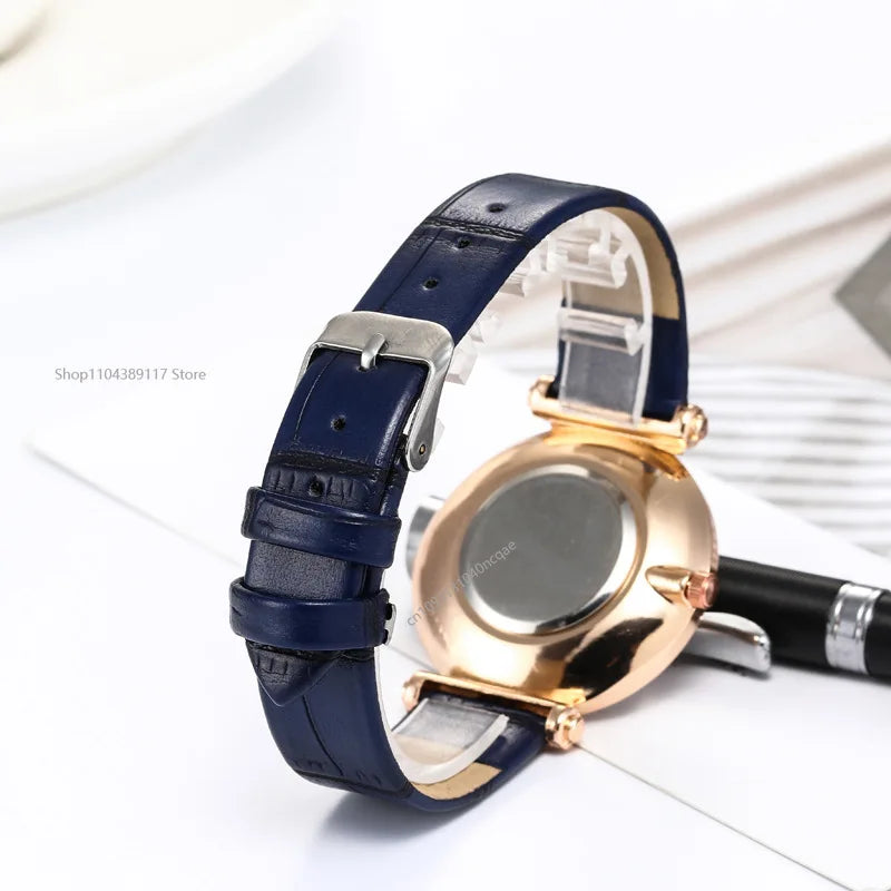 Watches for Women Female Luxury Temperament Ladies Watch Leather Belt Watch Analog Quartz Watch Reloj Mujer Montre Femme
