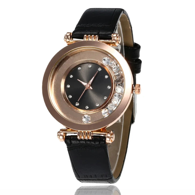 Watches for Women Female Luxury Temperament Ladies Watch Leather Belt Watch Analog Quartz Watch Reloj Mujer Montre Femme