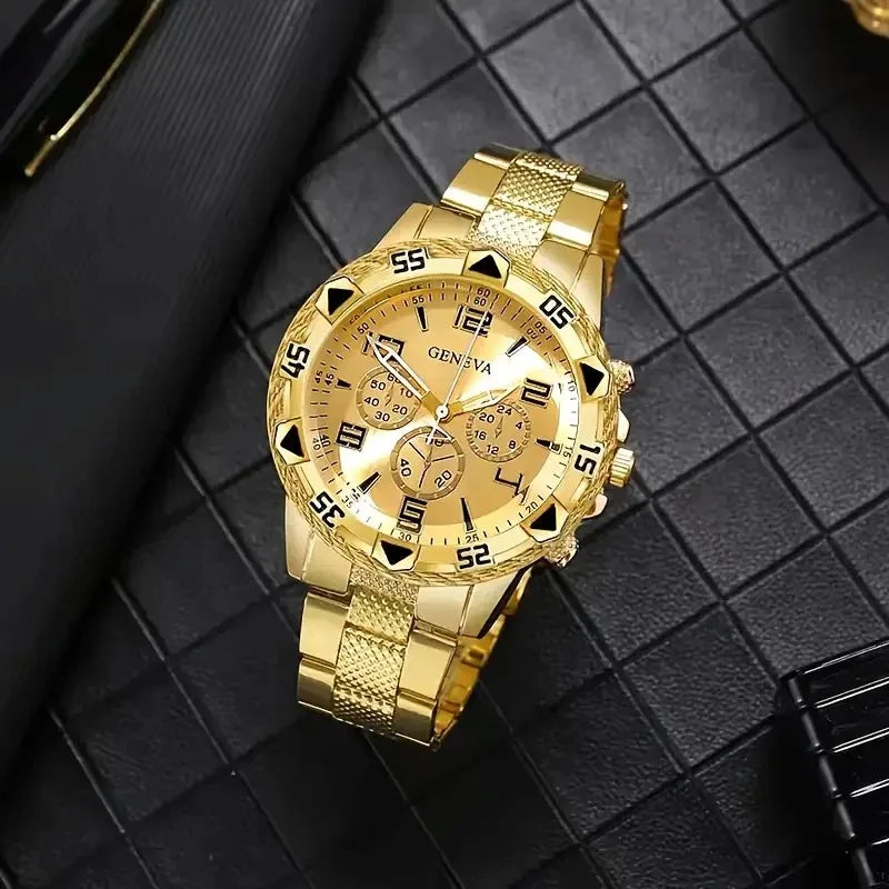 Men Watches Luxury Brand Watches for Men Fashion High Quality Quartz Wristwatches Business Steel Strap Sports Male Clock